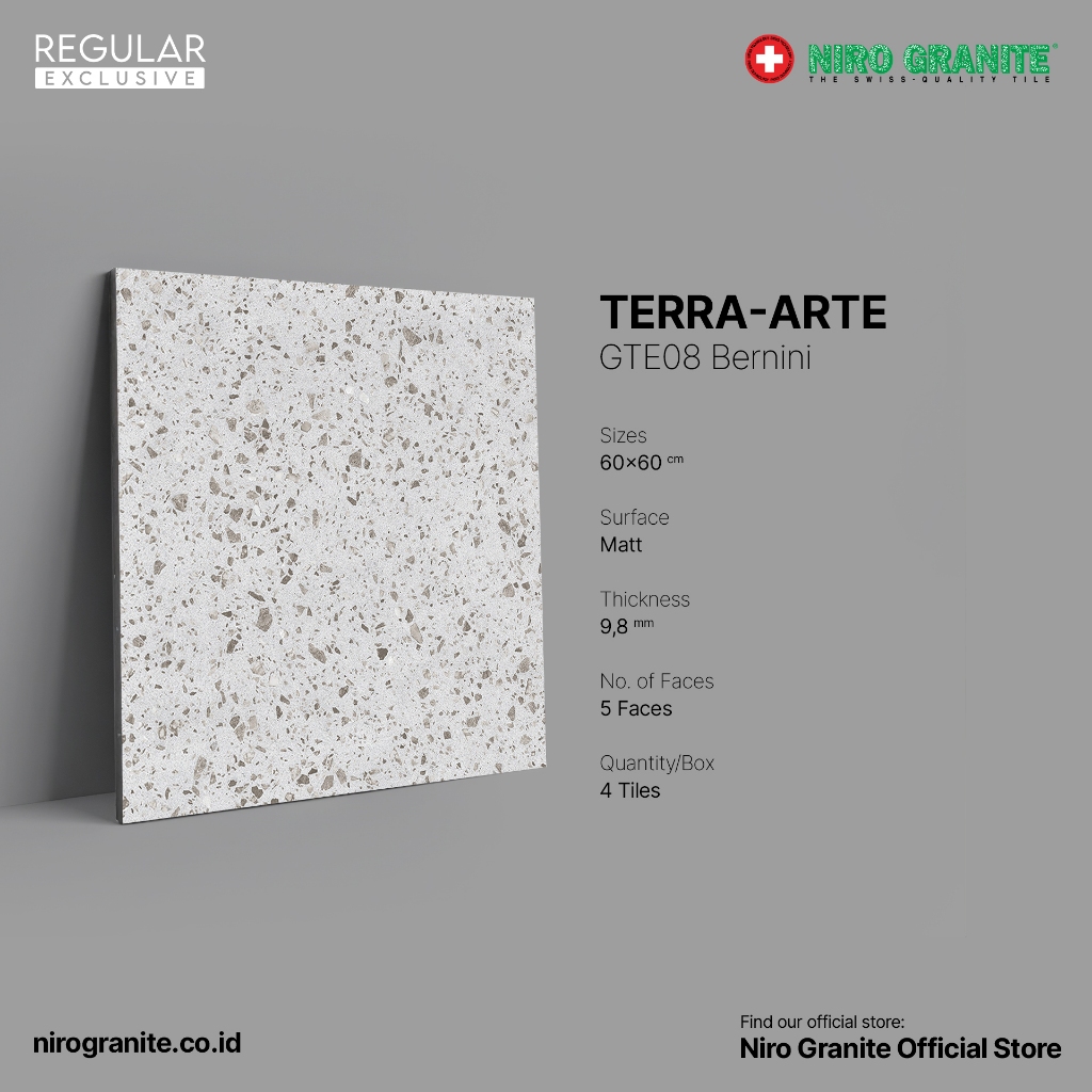 NIRO GRANITE 1st Grade - Terra Arte GTE08 - Matt - 60 x 60