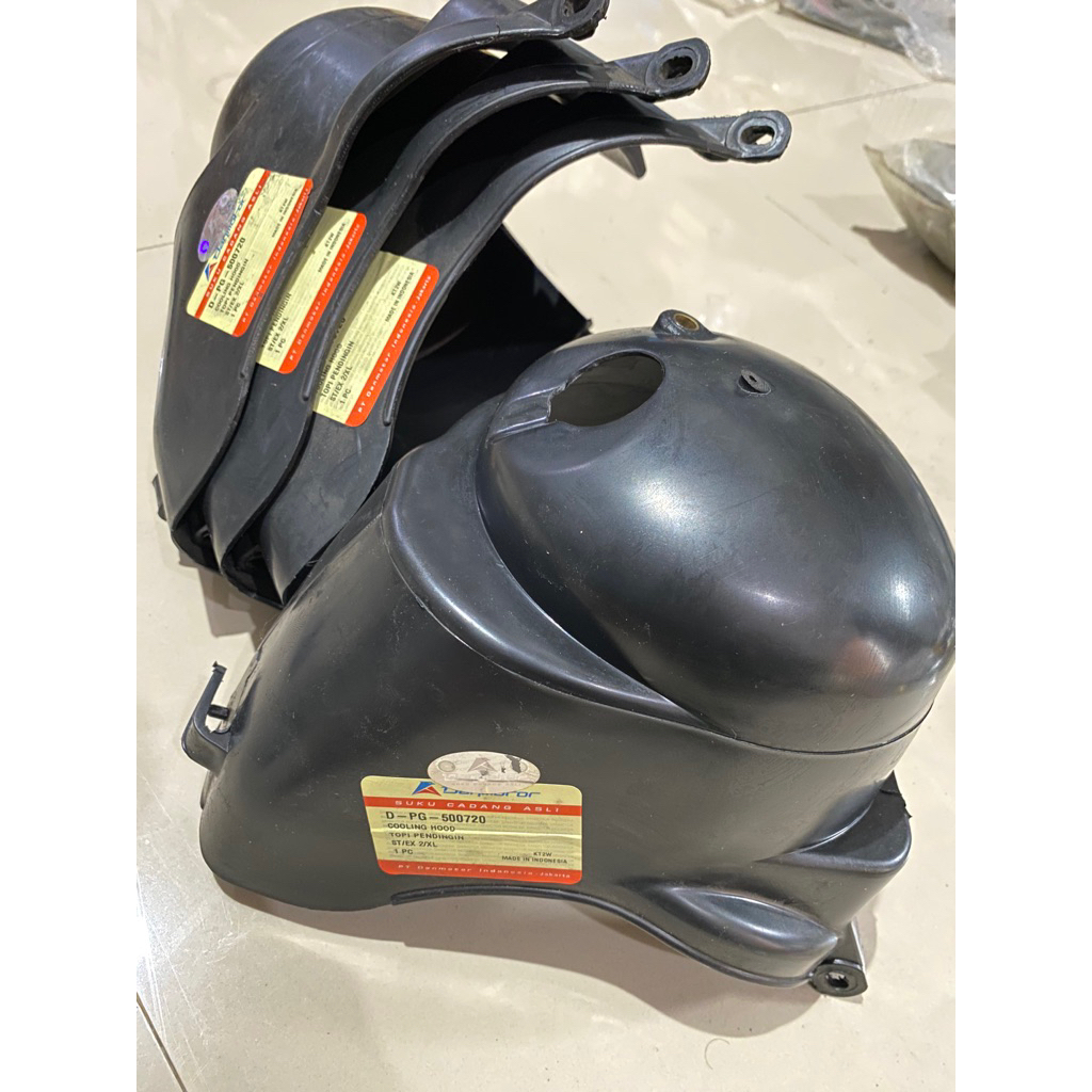 tutup blok buring mesin vespa px pxe Excel exclusive original danmotor