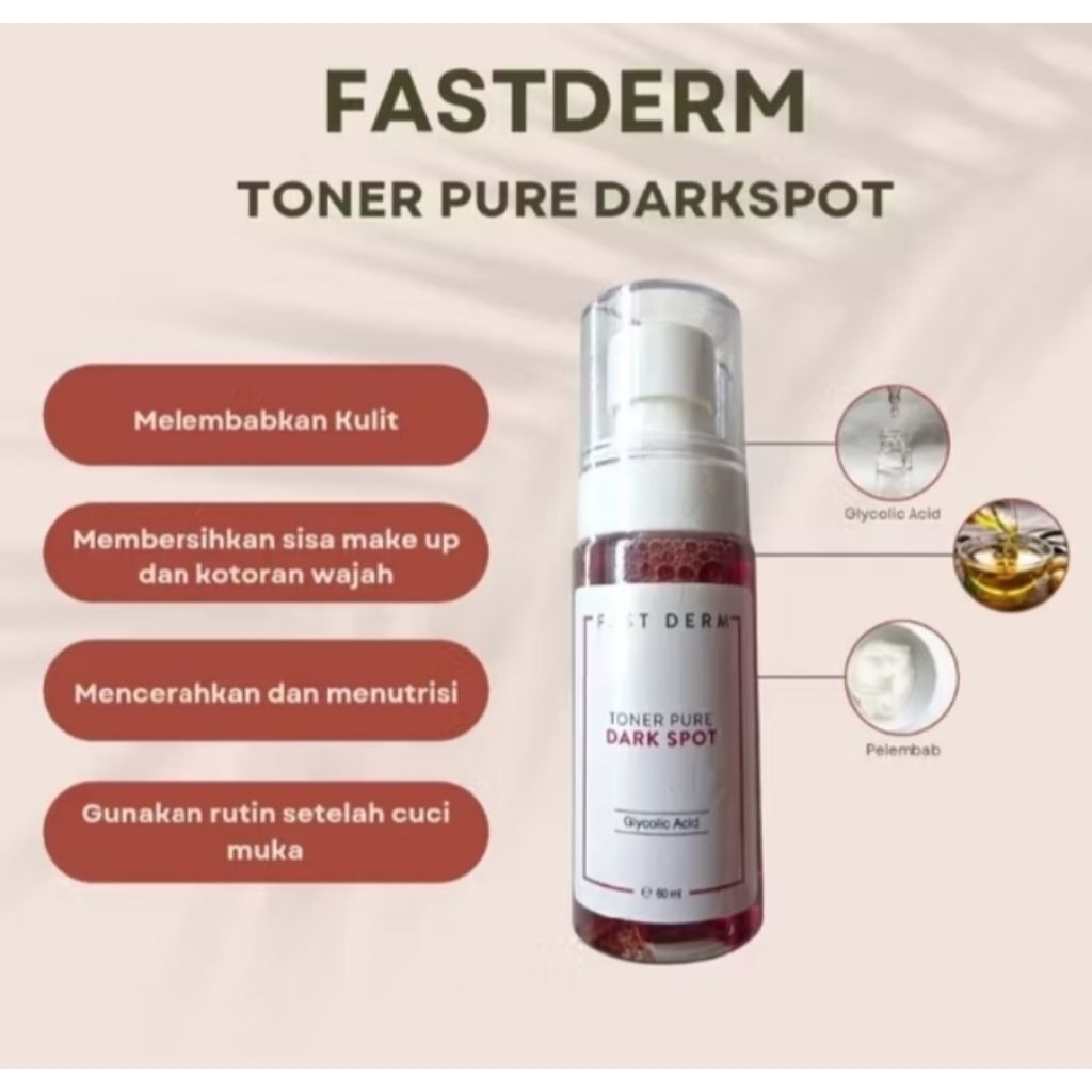 TONER GLOW / ACNE GLOW FAST DERM SKINCARE