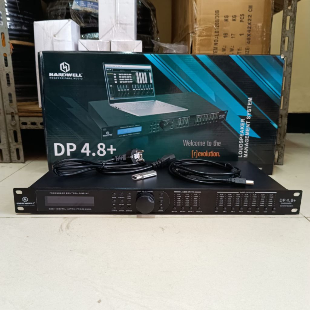 Hardwell DP4.8+ Original Speaker Management / DLMS 4 in / 8 out
