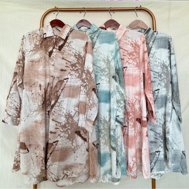 Tunik Katun Abstrak