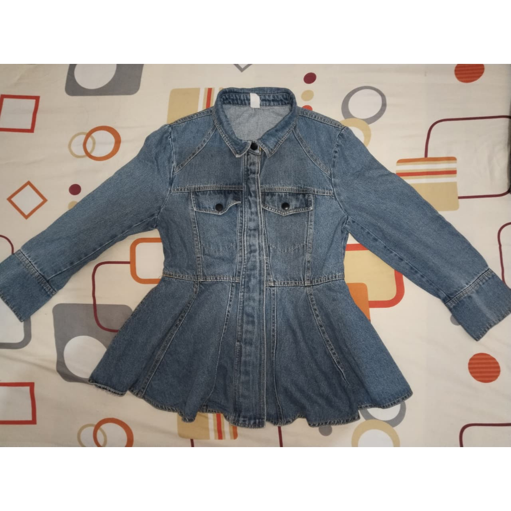 Preloved - Atasan denim/Blouse denim/Outer denim