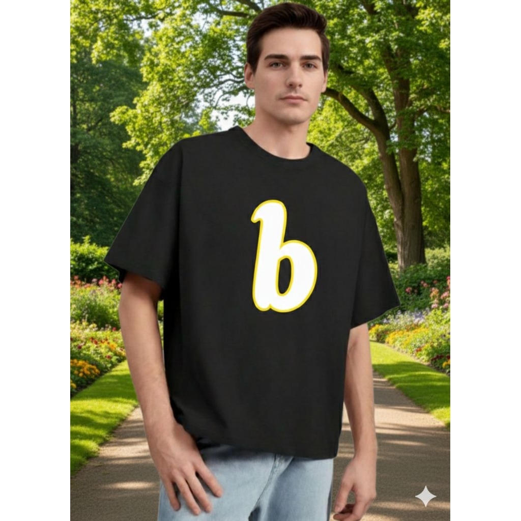B kaos distro original b Kaos premium b kaos pria wanita lengan pendek unisex kaos gambar b kaos tul