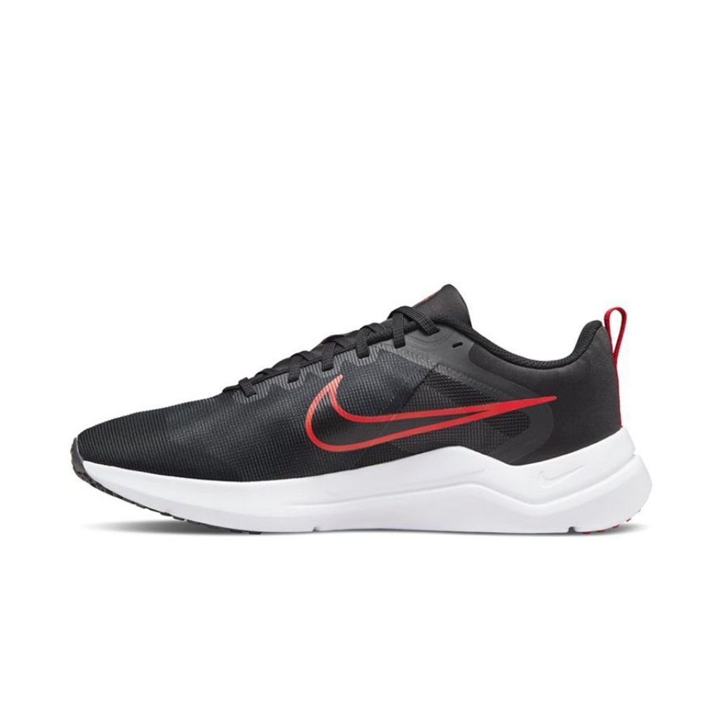 Sepatu Lari Pria Nike Downshifter 12 Black Red DD9293 003 Original Promo