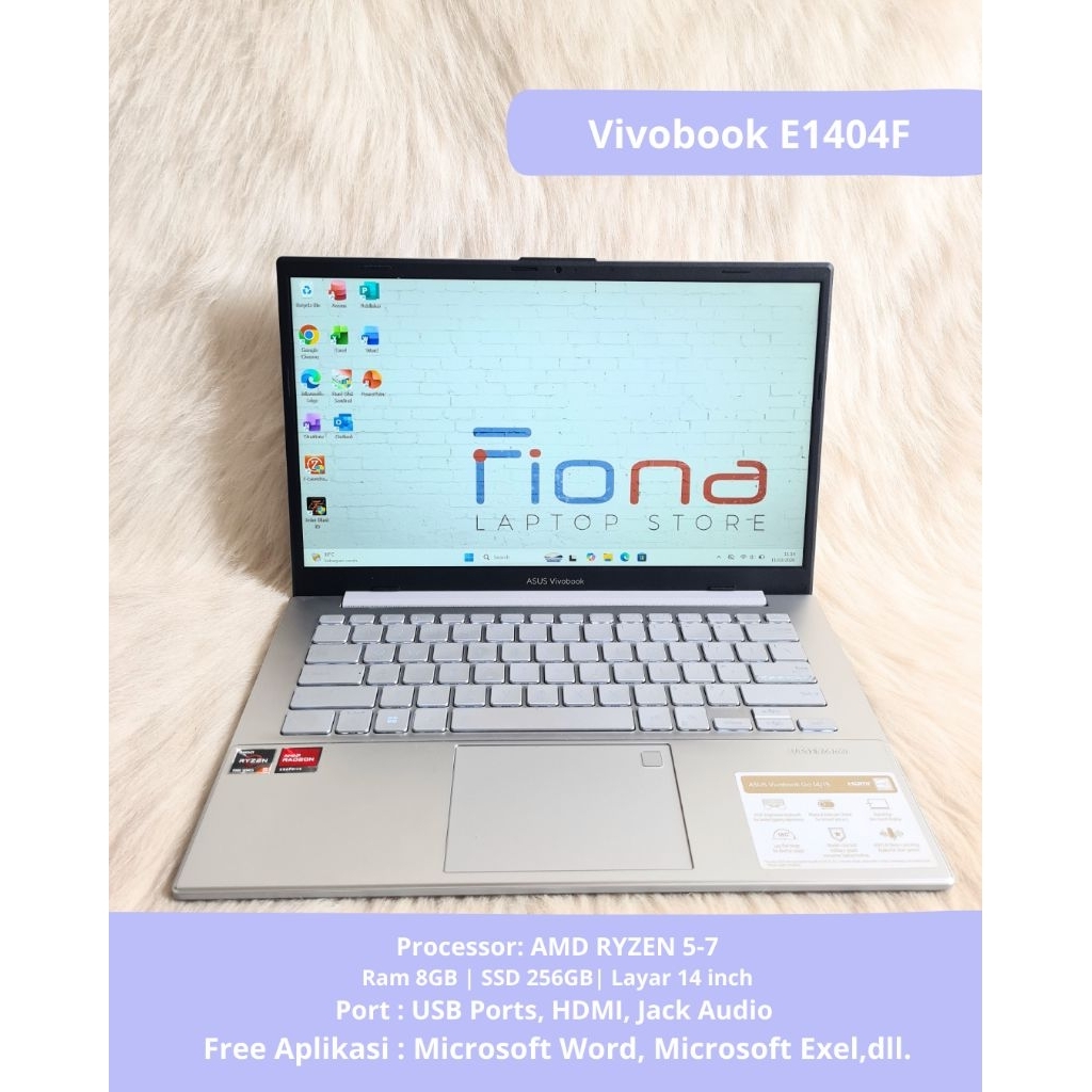 Laptop Vivobook E1404F | Amd Ryzen 5-7 | Ram 8gb SSD 512gb (L20110)