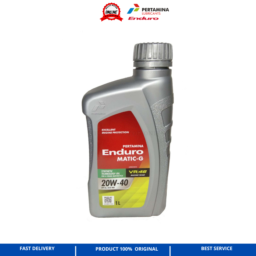 Oli Enduro Matic G 20W-40 1L / Oli motor Matic enduro Matic G