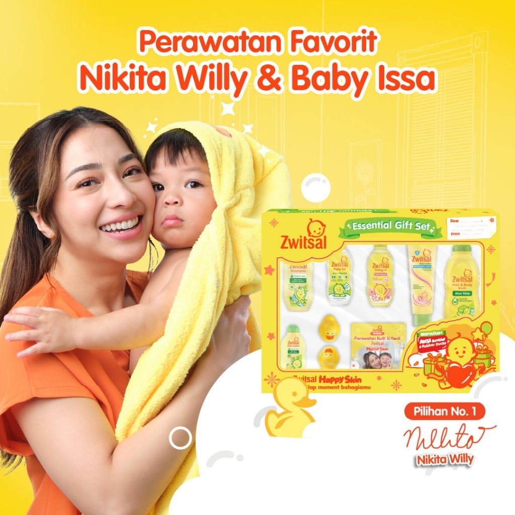 Zwitsal Essential Baby Gift Set Hampers Bayi Zwitsal Natural Paket Perlengkapan Bayi
