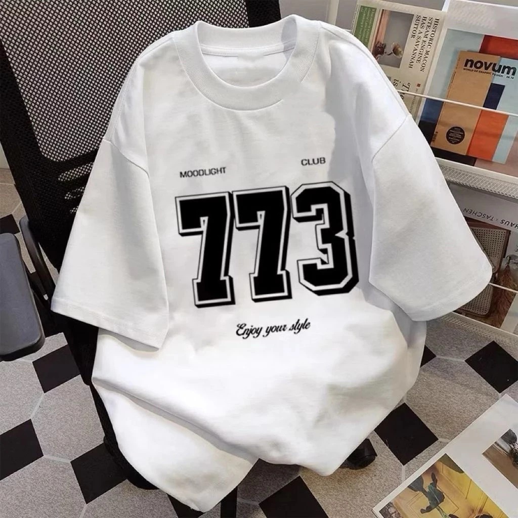 LC - Kaos Oversize Jumbo BOLD NUMBER Premium (LD 110, P 67), Model Unisex untuk Pria & Wanita