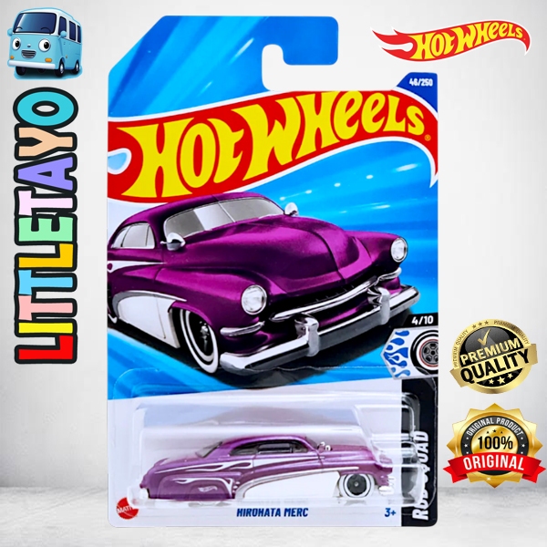 Hotwheels Hirohata Merc Ungu 2025 Diecast Mobil Classic Car