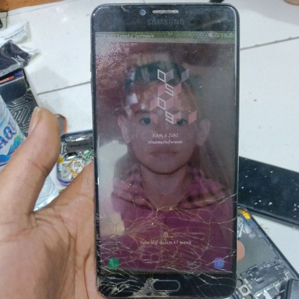 Samsung c9pro, minus baca deskripsi