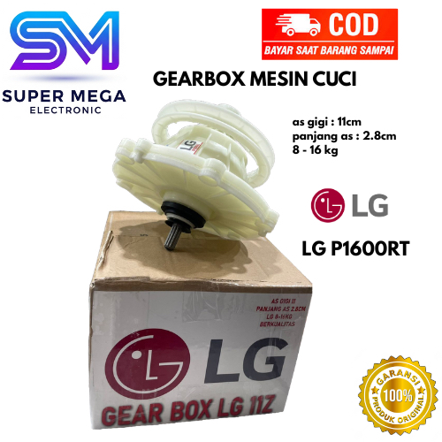 Gearbox mesin cuci LG KAPASITAS 16KG P 1600 RT