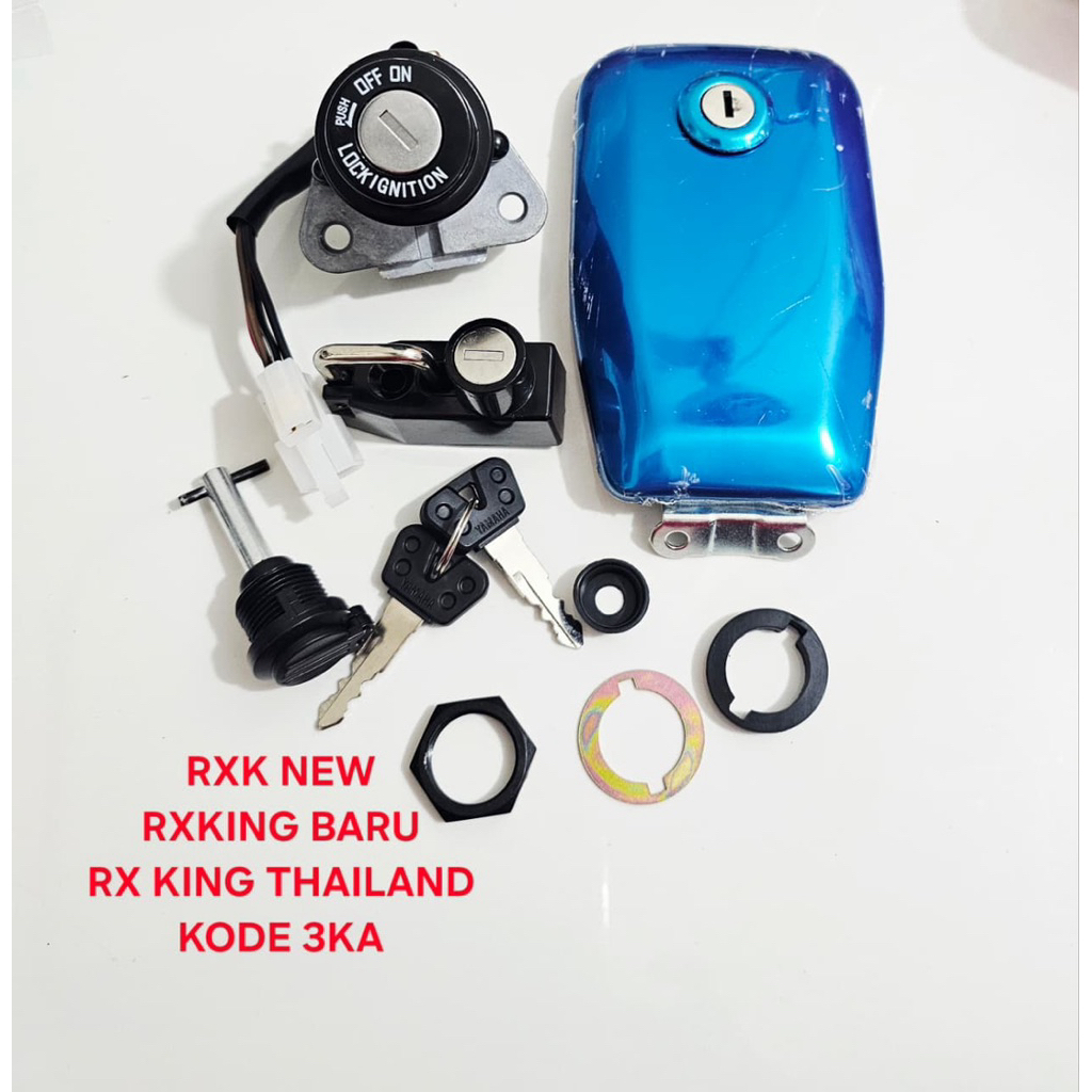 KUNCI KONTAK RXK NEW RXKING BARU RX KING THAILAND SET TUTUP TANGKI TANK JOK 3KA