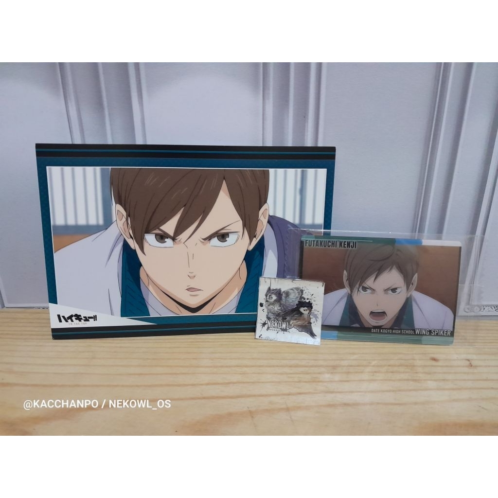 AAB Futakuchi Kenji Haikyu Official Merchandise Anime HQ Postcard Posca Bromide Pc Photocard Card Ka