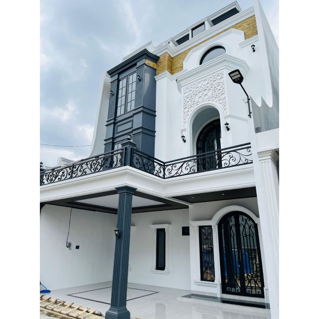 krawangan menteng dinding sekat artistik modern