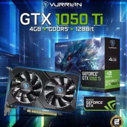 VGA VURRION GTX 1050 TI 4GB GDDR5 128Bit GAMING VGA ORI I GTX 1050TI gtx1050ti hyperclaw hyper claw 