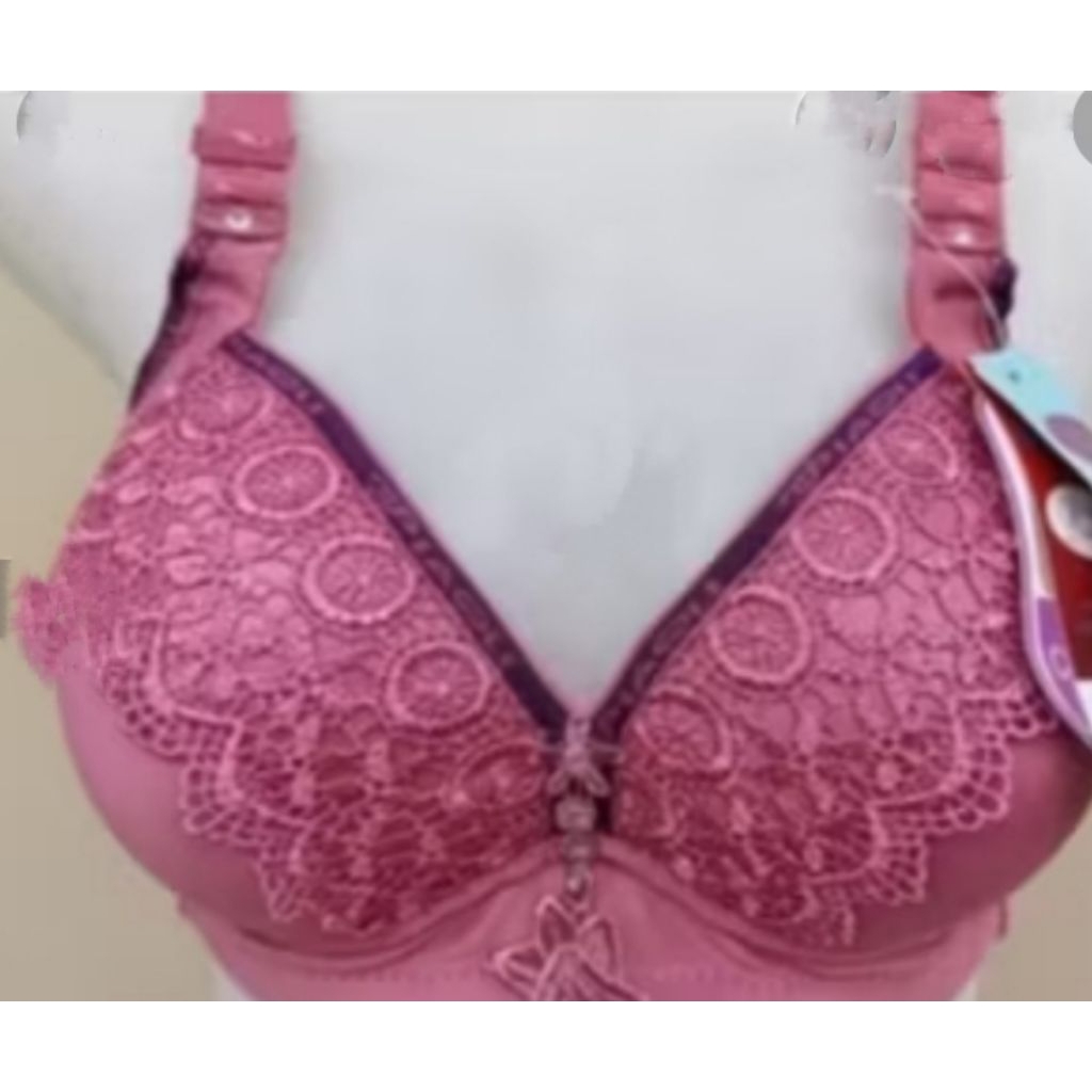 BRA/BH PIAOLI BH TANPA KAWAT CUP C KANCING 3