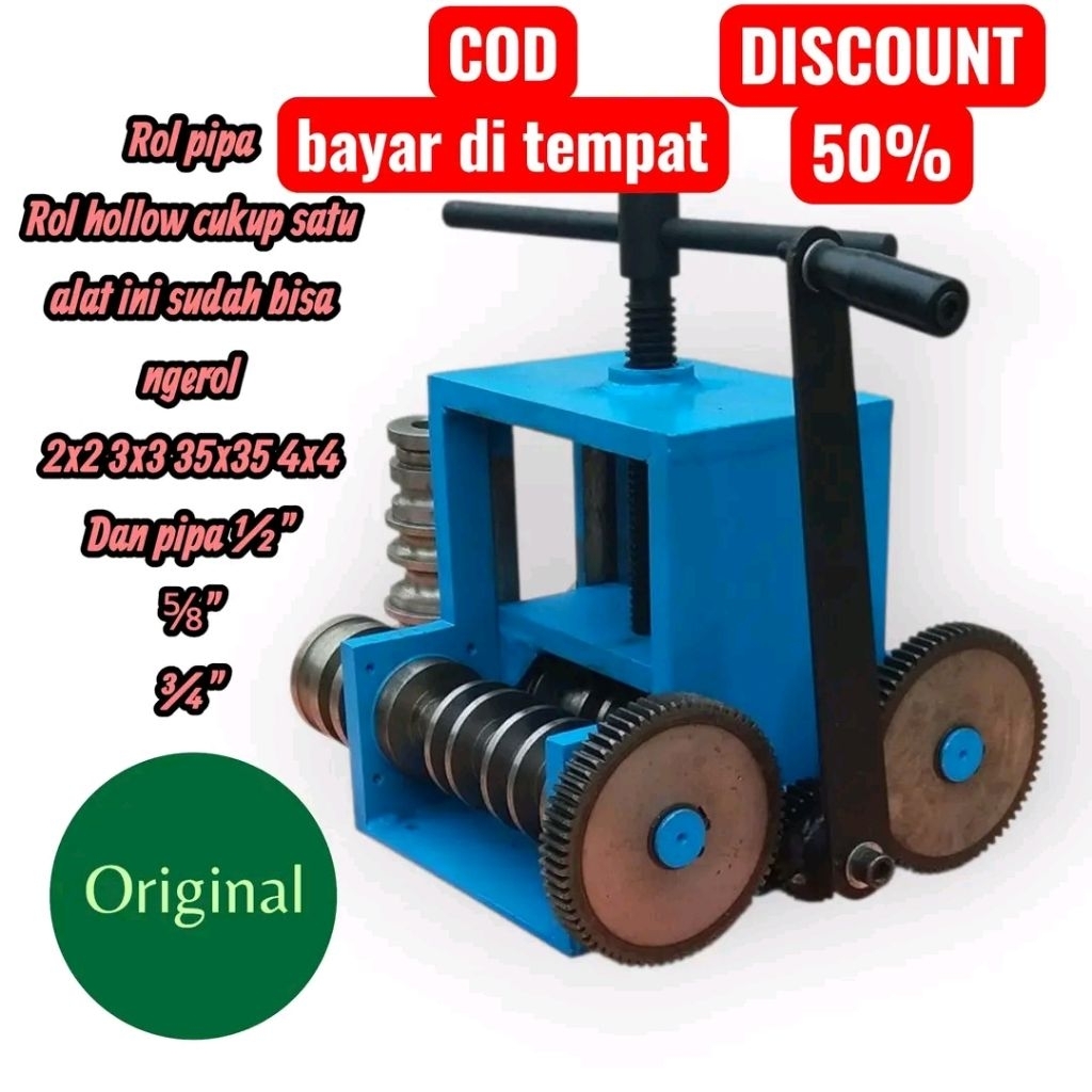 rol pipa dan hollow bending pipa di lengkapi matras pipa dan hollow