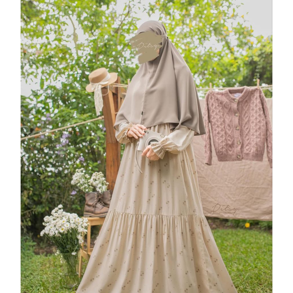 DITSY NIGHTGOWN NOVEMBER 2025 FENNA VANILLA S1  2XL/XXL