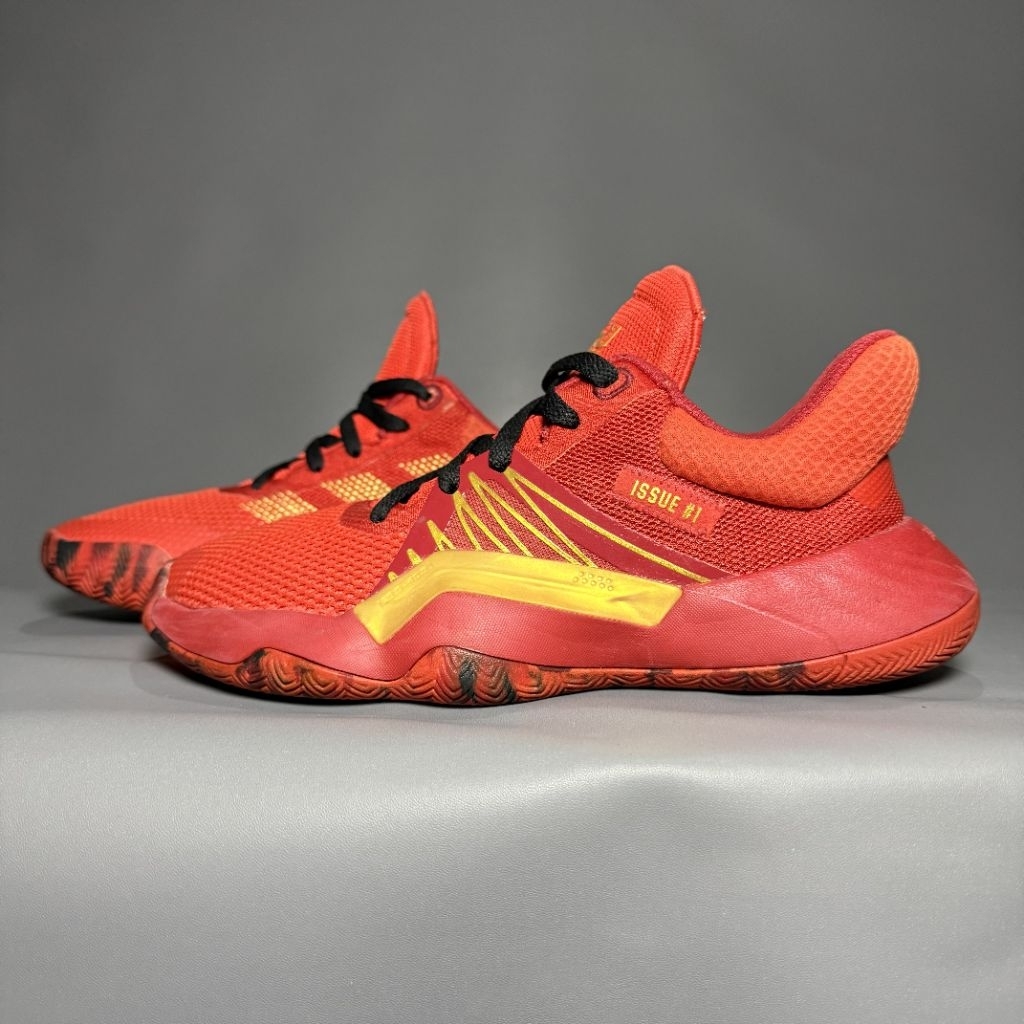 sepatu voli basket second adidas don issue #1 iron spider size 37