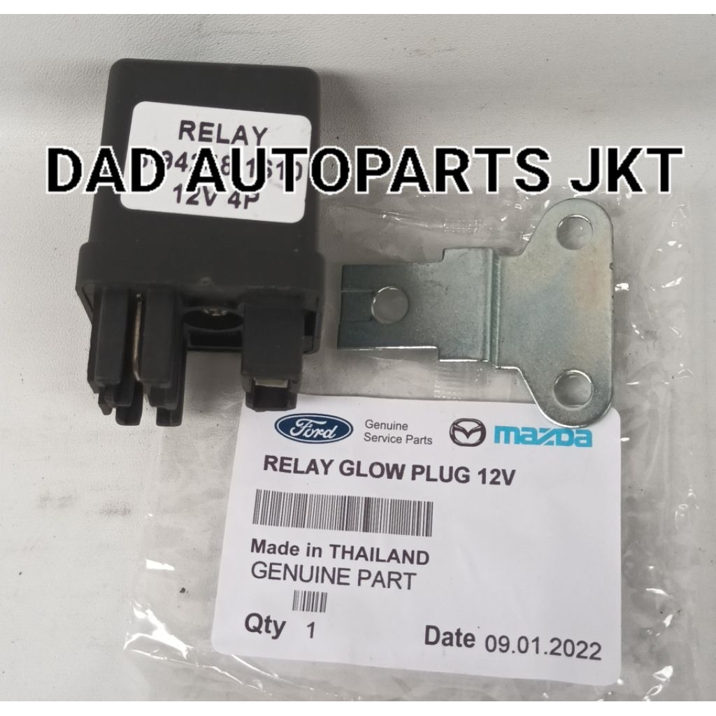 RELLAY BUSI PEMANAS GLOW PLUG FORD RANGER BT50 ORIGINAL