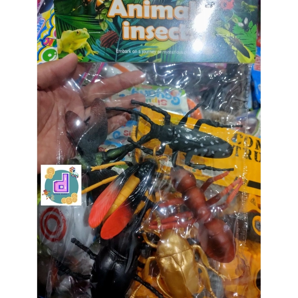 Mainan Karet Serangga/ Mainan Animal Insect/ Mainan Binatang Karet