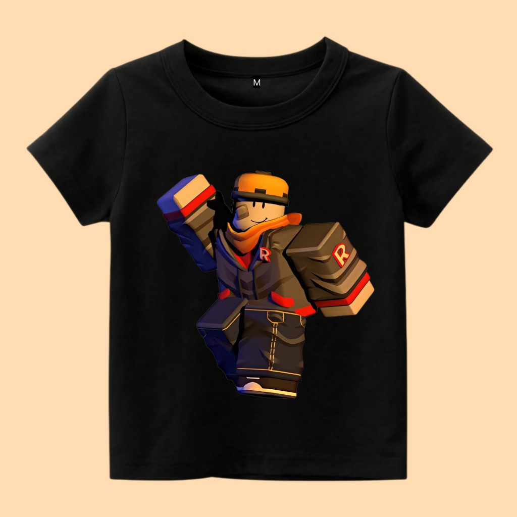 Baju kaos anak builder man roblox