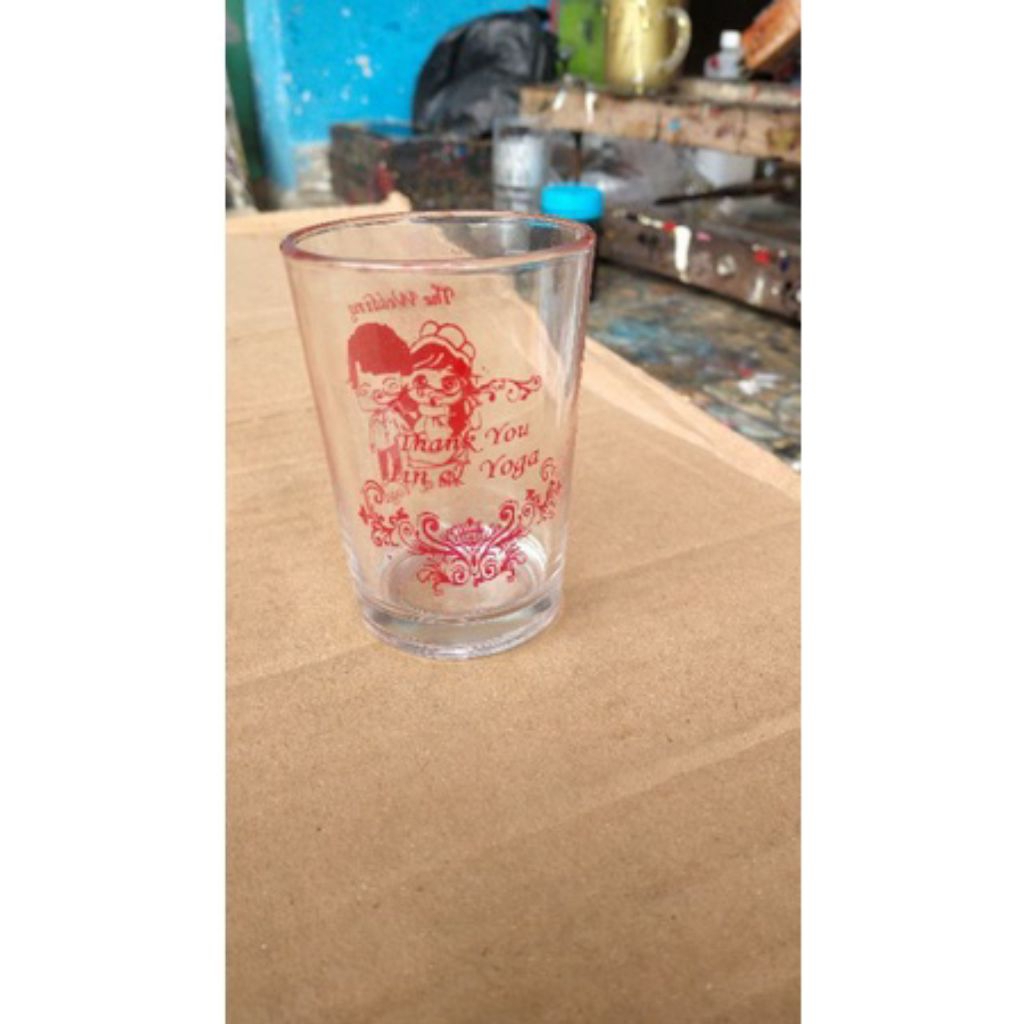 souvernir gelas request nama cocok untuk hadiah gift