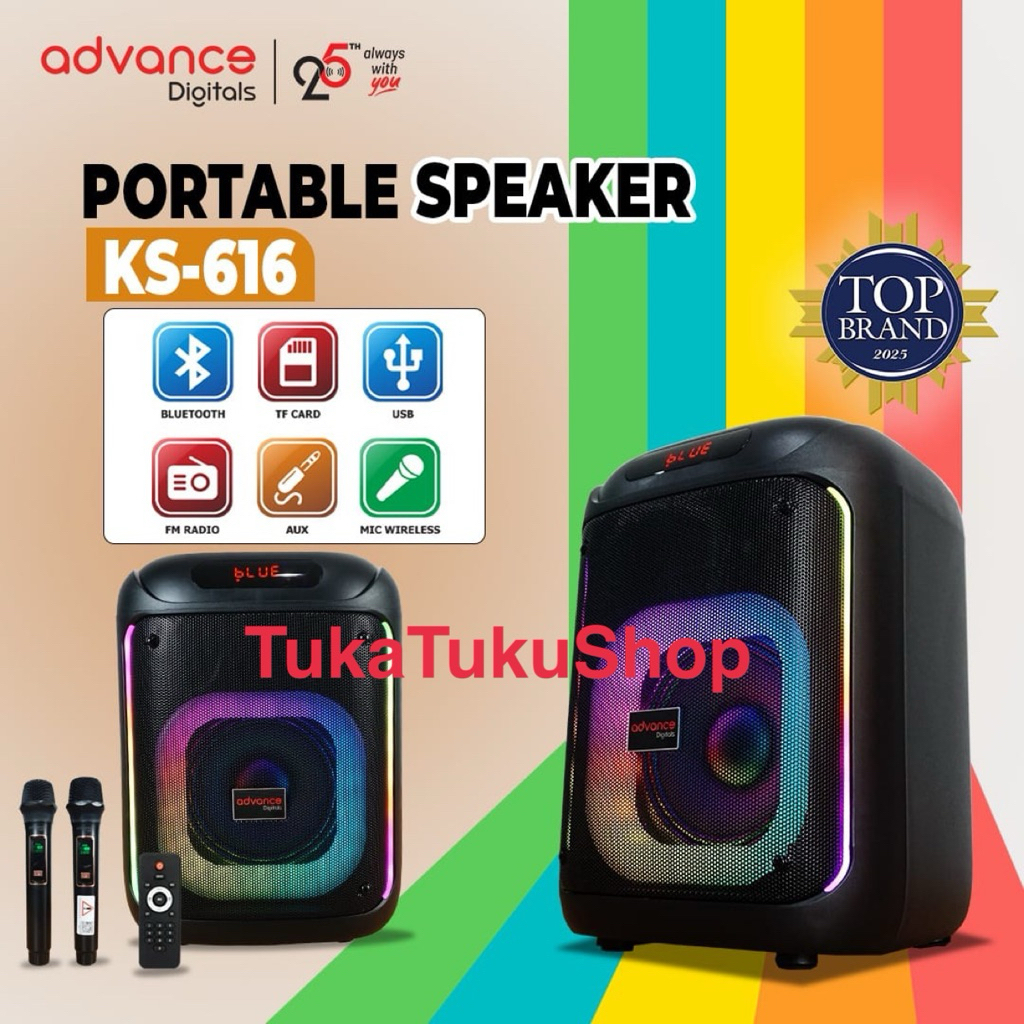 Advance Speaker aktif Portable KS-616