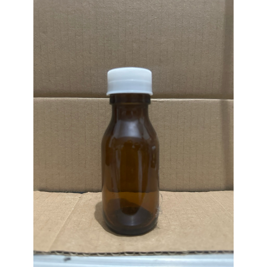 botol kaca 60ml, botol coklat 60ml, botol 60ml free tutup