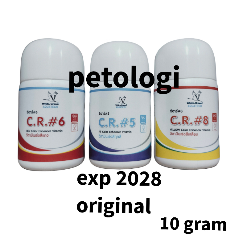 cr5 cr6 cr8 color rich vitamin pewarna arwana diskes louhan isi 10 gram botol ori