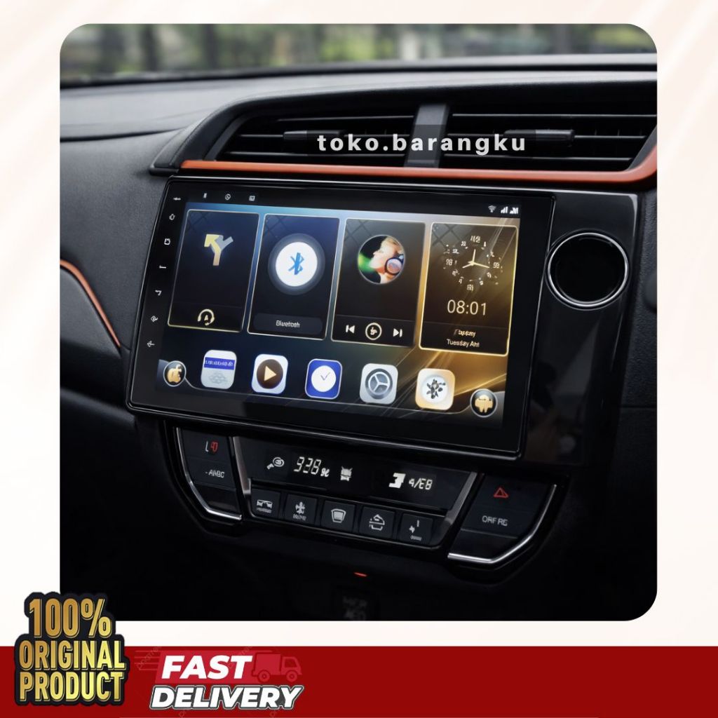 Frame Head Unit 9 Inch Honda Brio Mobilio FRAME HEAD UNIT ANDROID 9 INCH