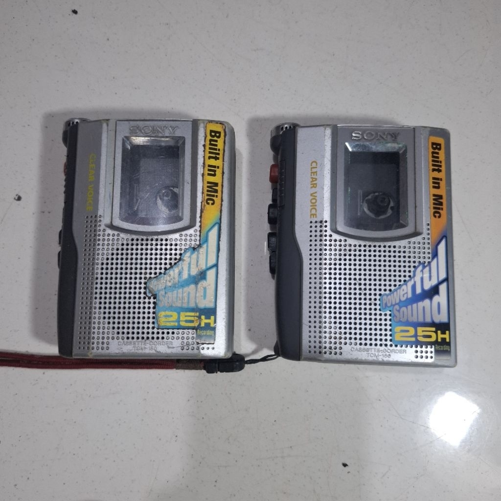 Walkman Sony TCM-150,Sanyo BassxPander,Sony WM-FX193,WM-FX195 Second Minus Mati