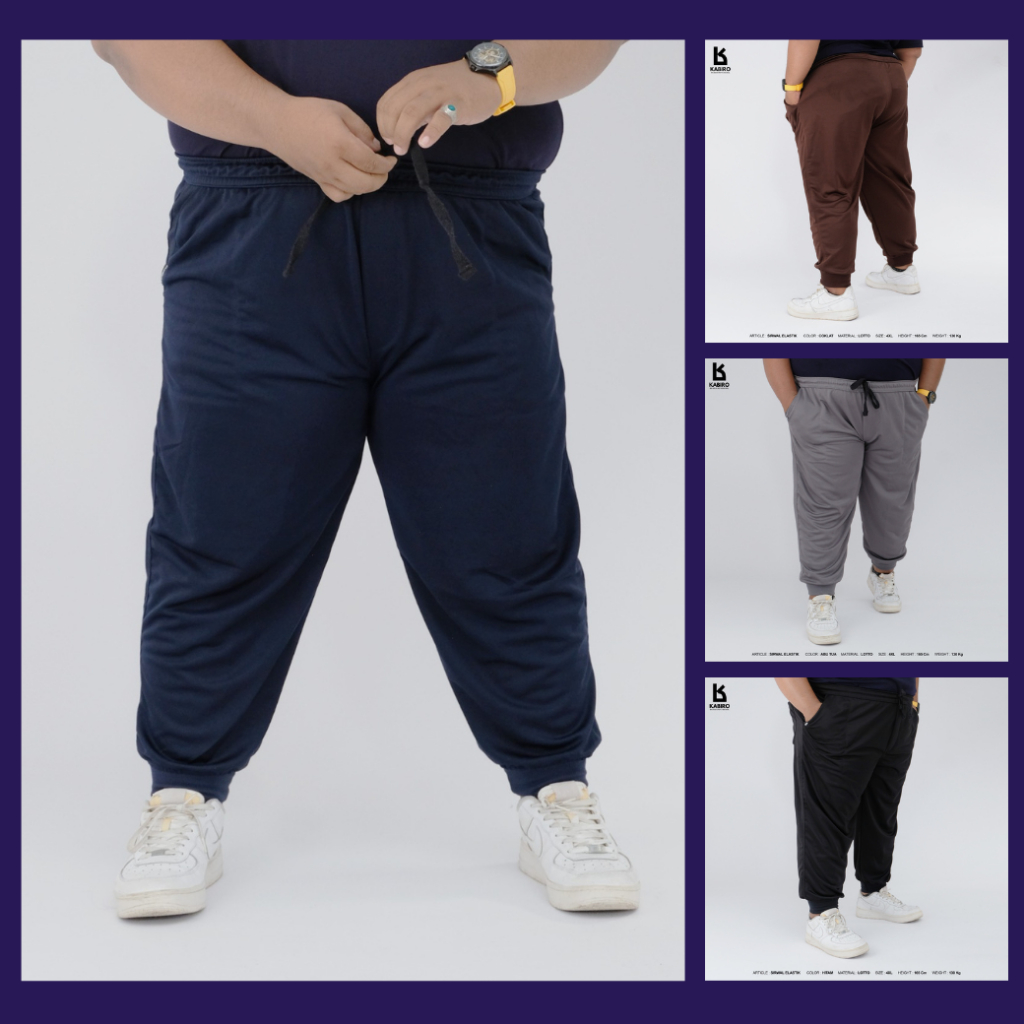 Sirwal Sporty Big Size Kabiro 3XL-6XL Bahan Lotto Premium Celana Sirwal Pria Jumbo