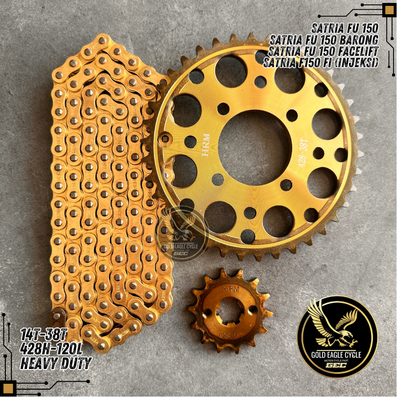 GEAR SET GIR PAKET SATRIA FU150 BARONG SATRIA FU150 FACELIFT SATRIA FU150 FI 38T