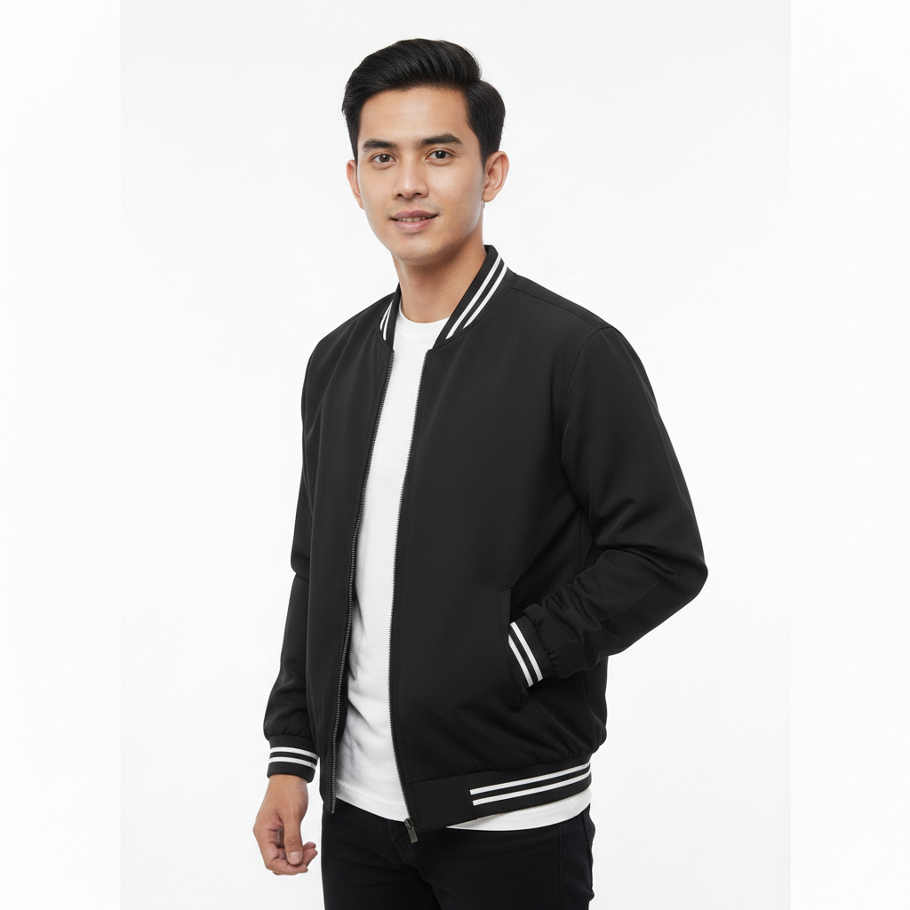 Jordan Jaket Bomber Suede Pria Premium