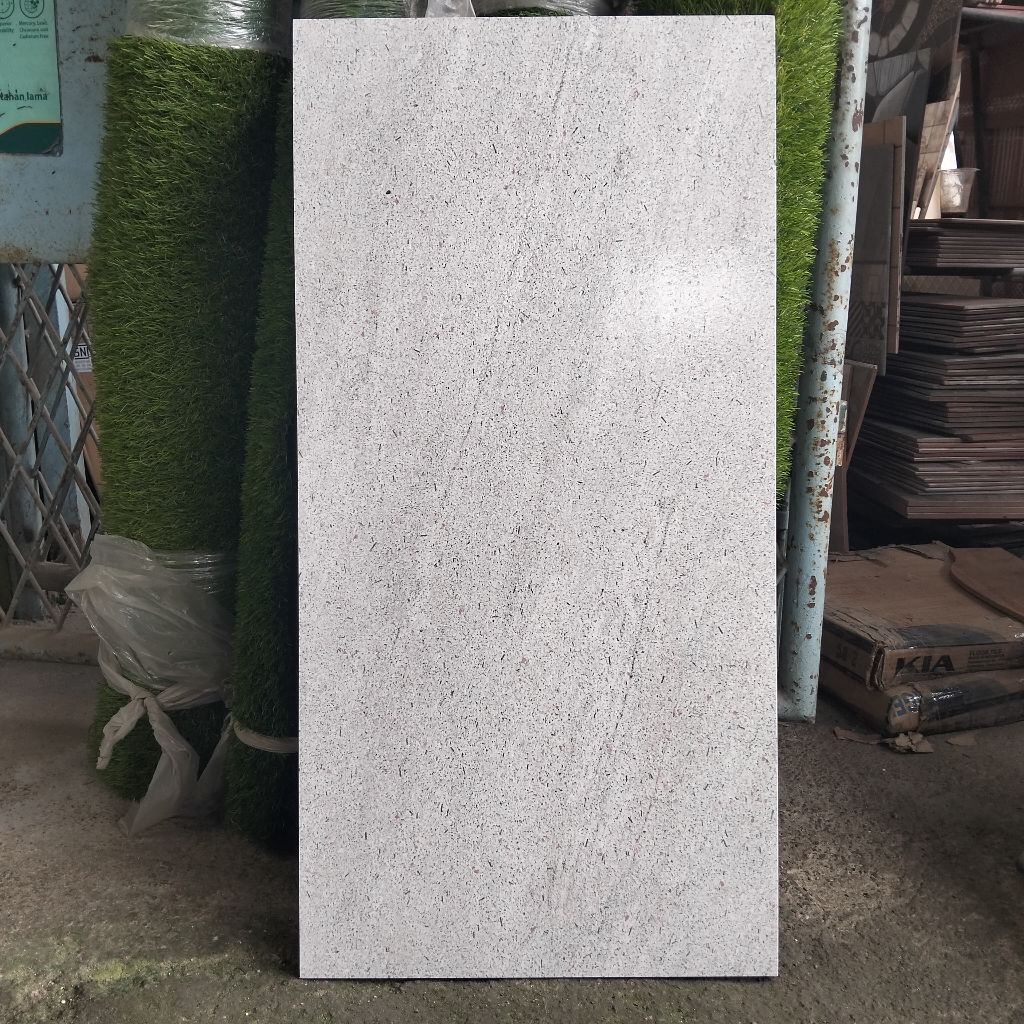Granit 40x80 abu motif carara marmer (matt-kilap) / granit dinding/granit lantai/ granit dinding kam