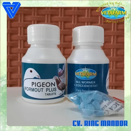 WORMOUT VETAFARM ORIGINAL OBAT CACING BASMI CACING WORMOUT PLUS