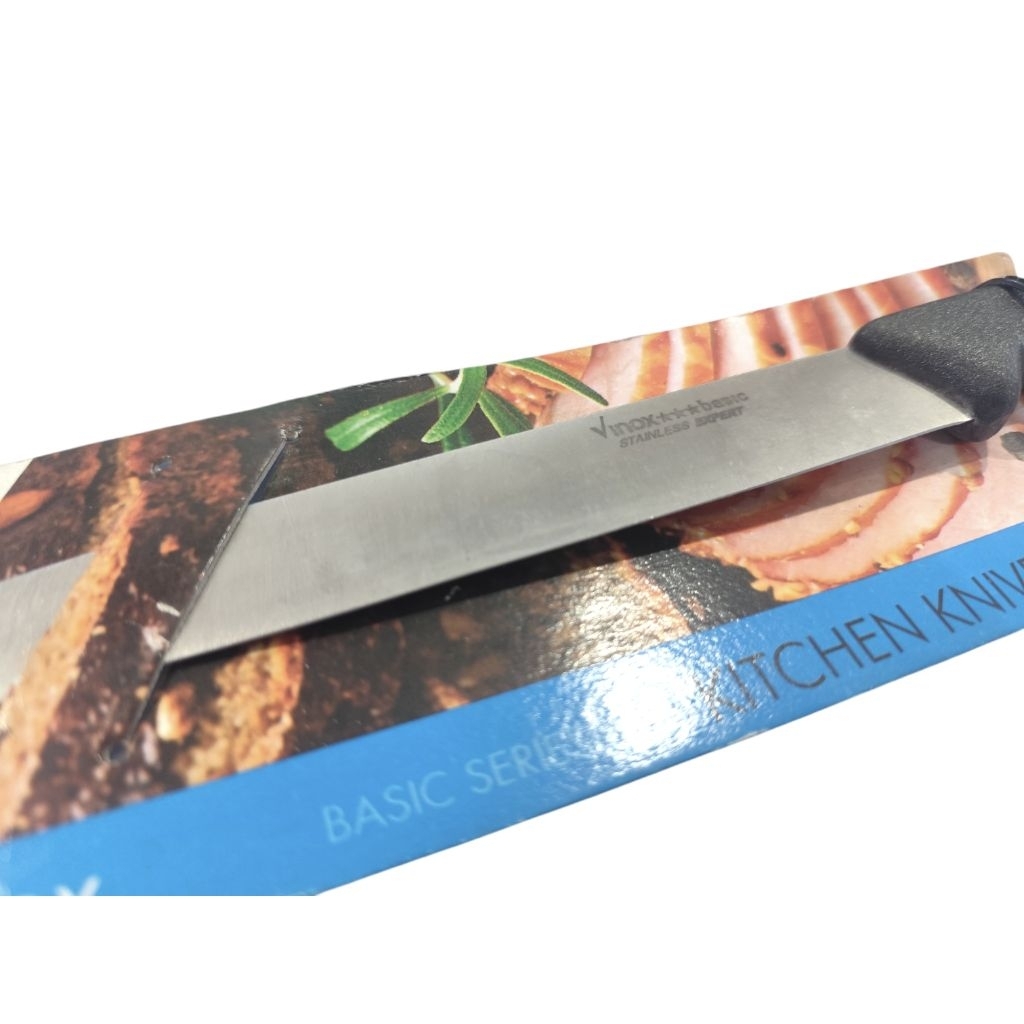 Vinox Slicing Knife 8 Inch - Pisau Daging & Sayur Fibrox Handle