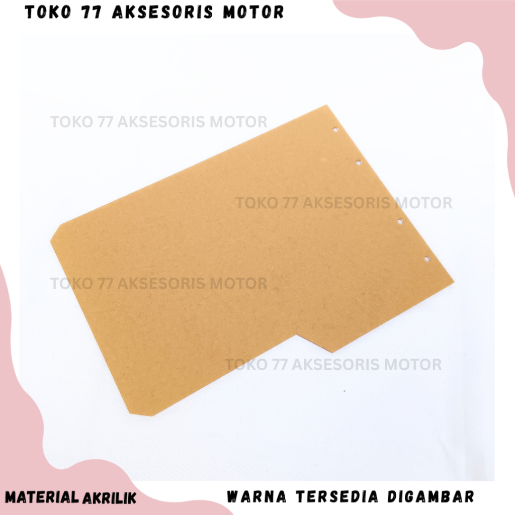 MUDFLAP AKRILIK PANJANG MUDFLAP AKRILIK BEAT ESP BEAT STATER HALUS NEW