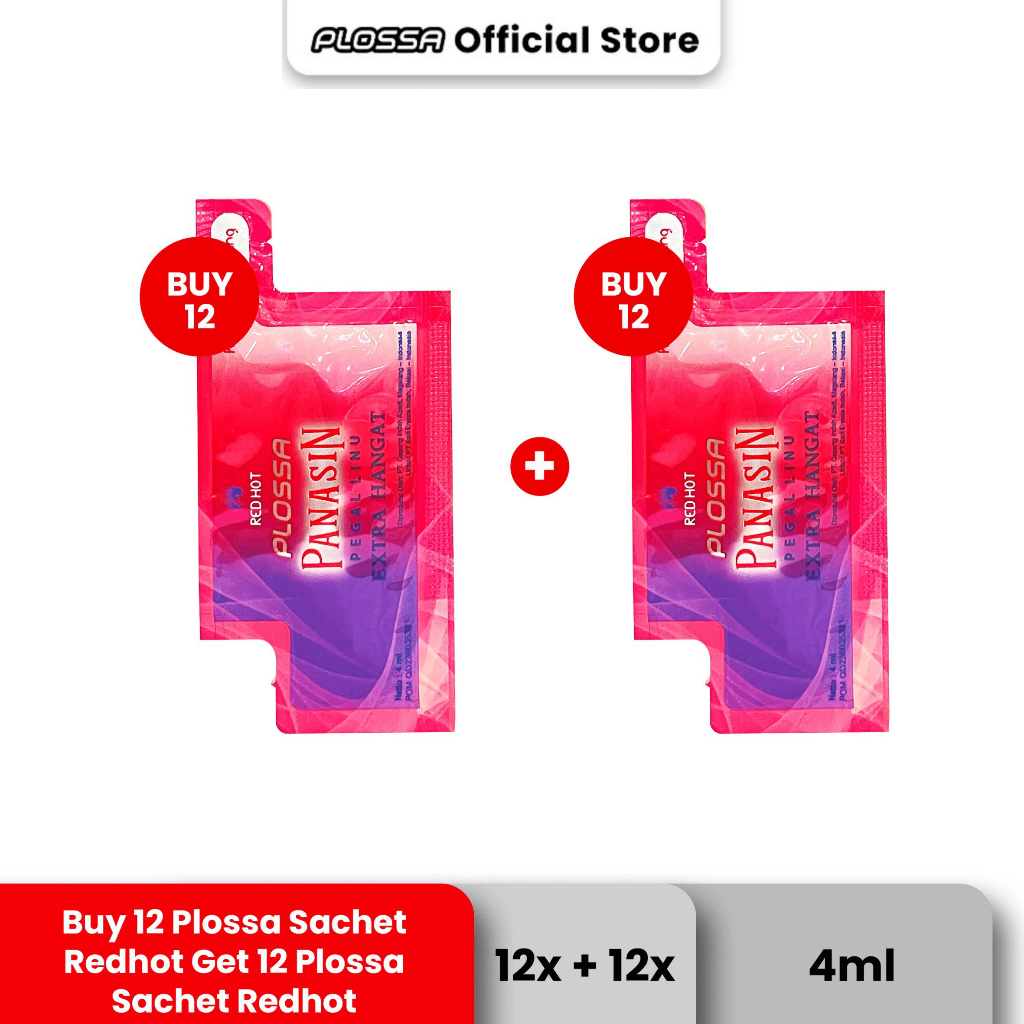 Buy Plossa Sachet Panasin 4ml (PAKET 12) Get Plossa Sachet Panasin 4ml (PAKET 12)