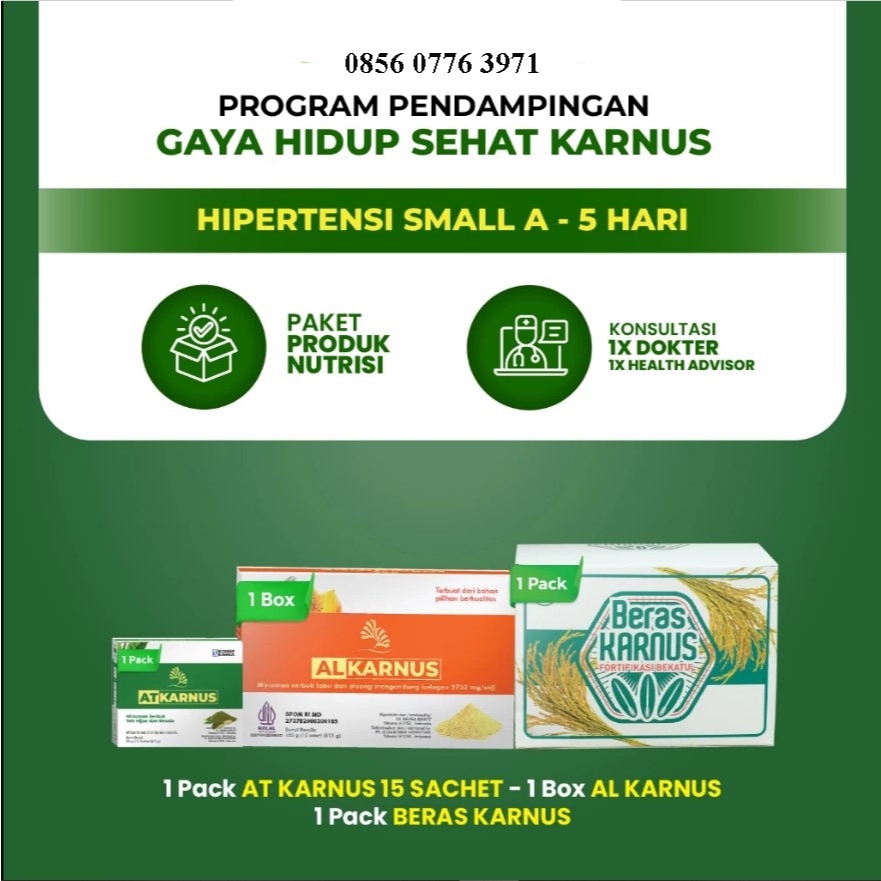 AG karnus | Program Pendampingan Hipertensi Konsep Karnus - Small A (5 Hari)