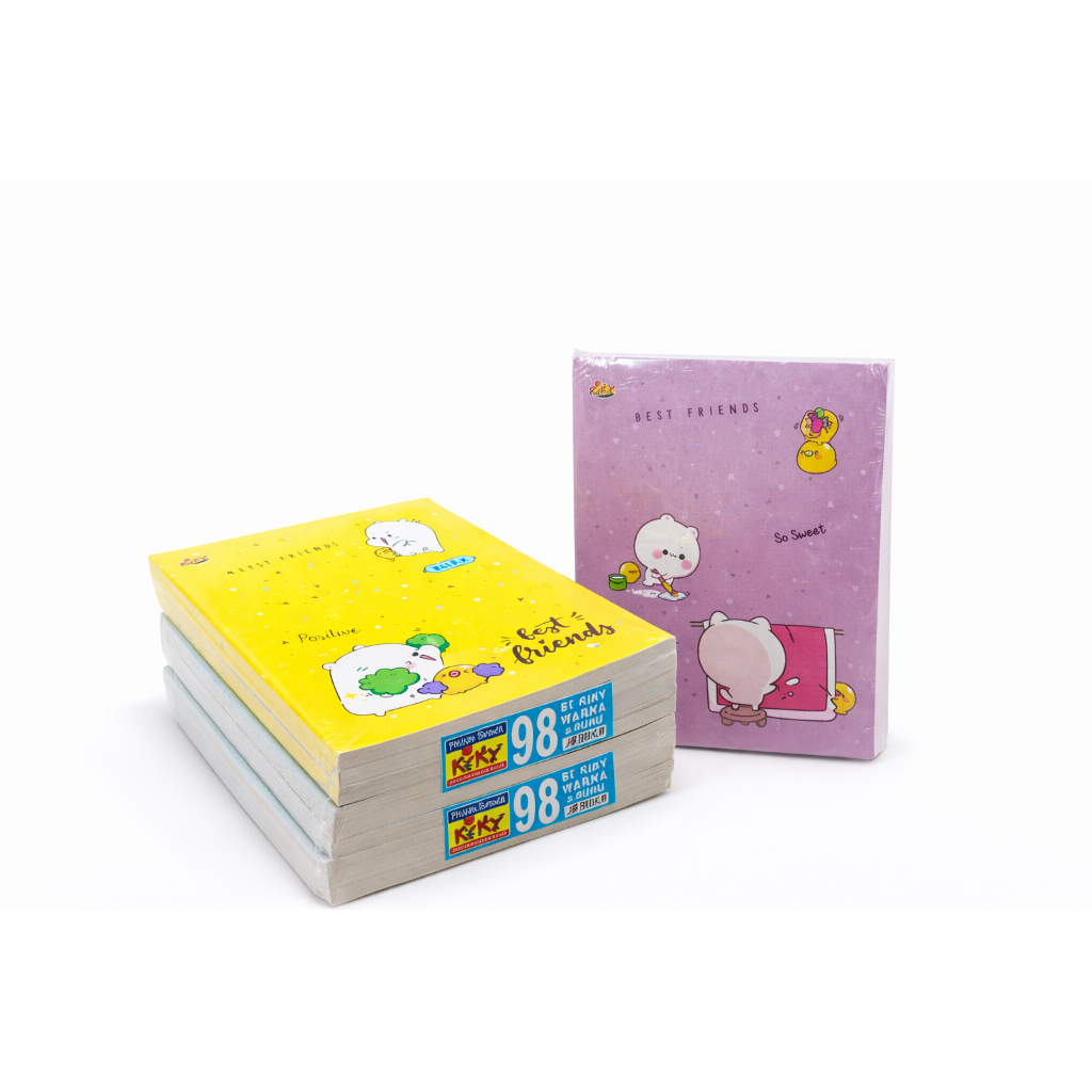 *1 Bungkus* Buku Tulis Kiky 98 Lembar / Buku Tulis Murid Anak Sekolah Kiky 98 Lembar