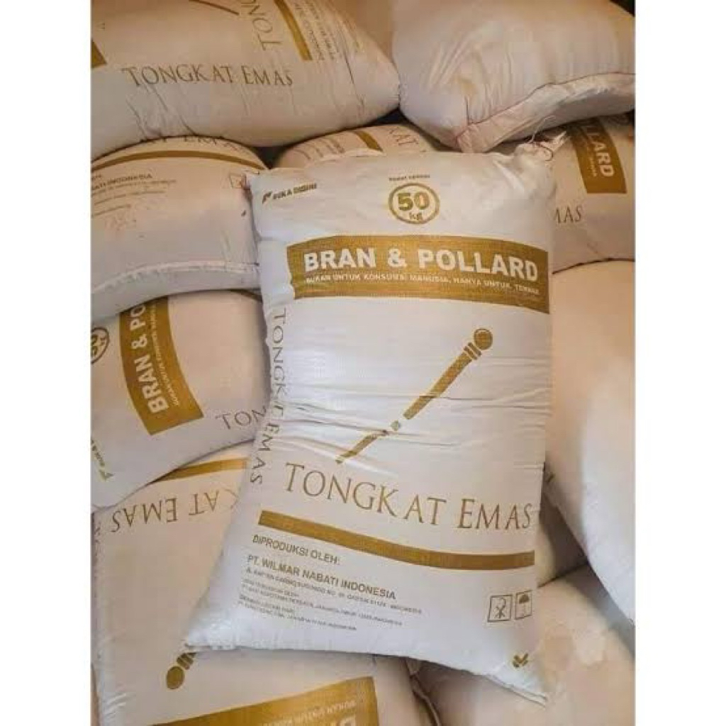 POLLARD GANDUM CAP TONGKAT EMAS (ECER 1 KG)
