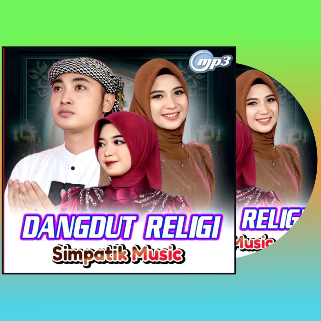 CD MP3 LAGU DANGDUT KOPLO RELIGI SIMPATIK MUSIC - KASET MP3 LAGU BISA DIMOBIL - KASET CD MUSIK DANGD