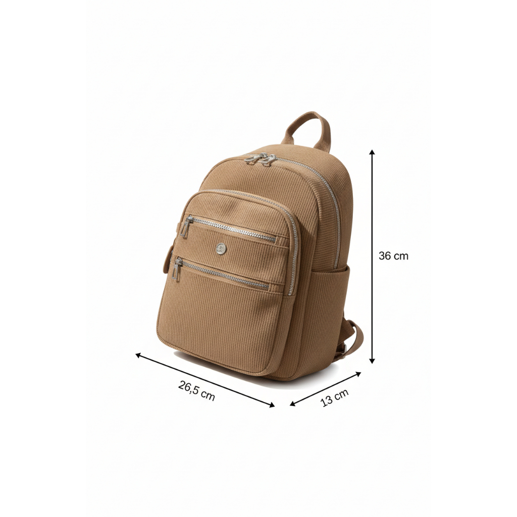 [WINTER] SIGHMON - Tas 3in1 Ransel, Selempang, Jinjing Wanita FREE BAGCHARM