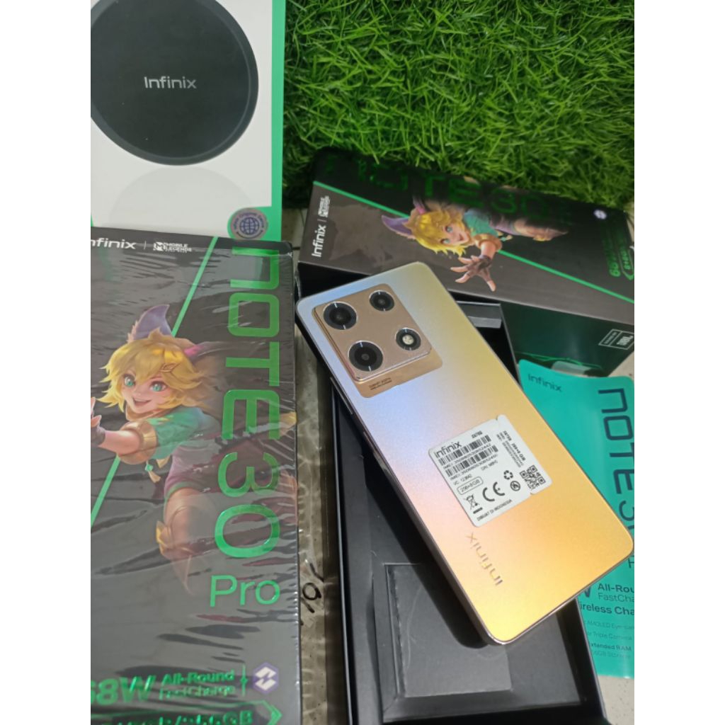 Infinix note 30 pro 8/256 Mulus no minus+ wireless fast cargepad