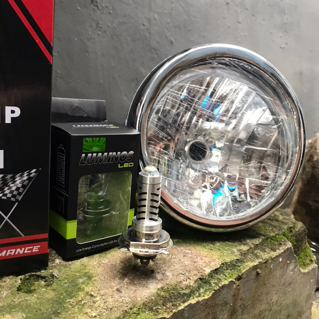 Paketan Lampu Depan Reflektor NINJA SS / NINJA R Free Baut Reflektor Lampu Ninja SS Ninja R