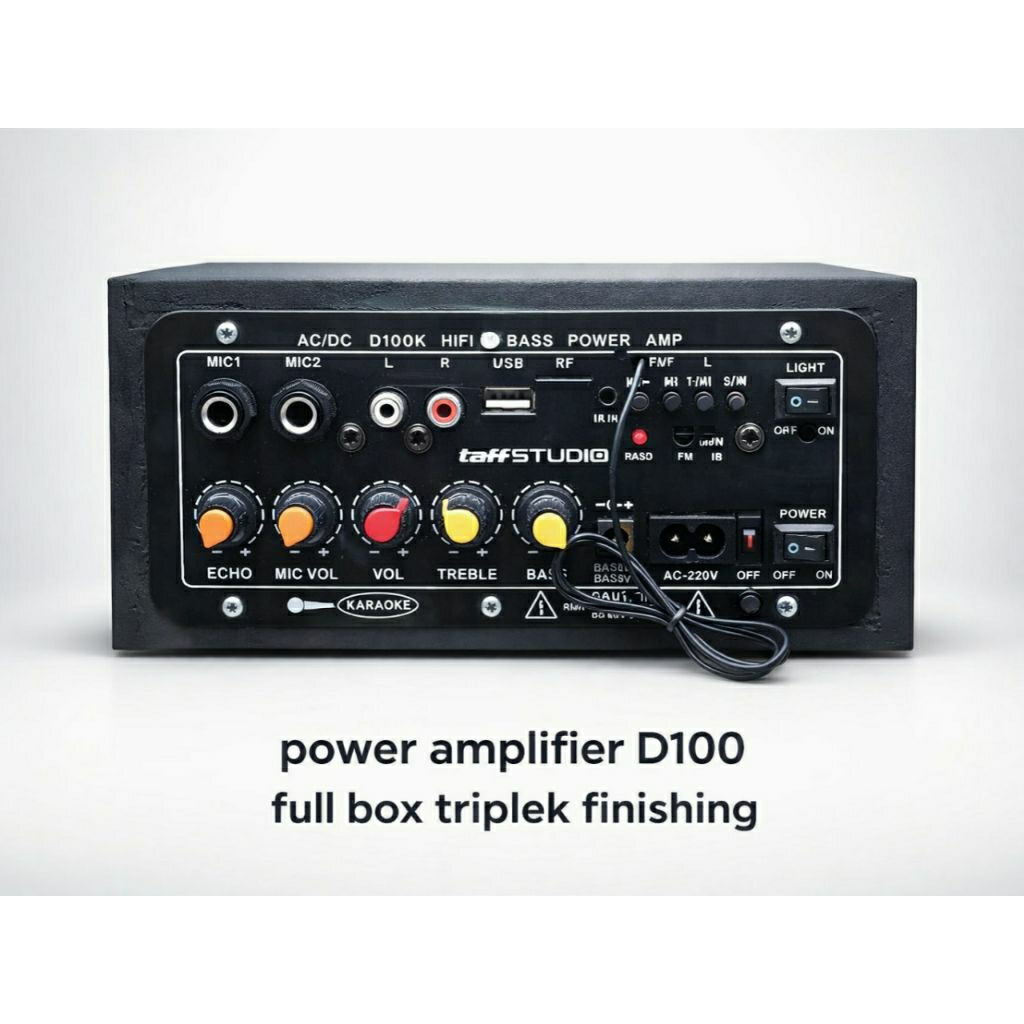 Power Amplifier D100 plus Box