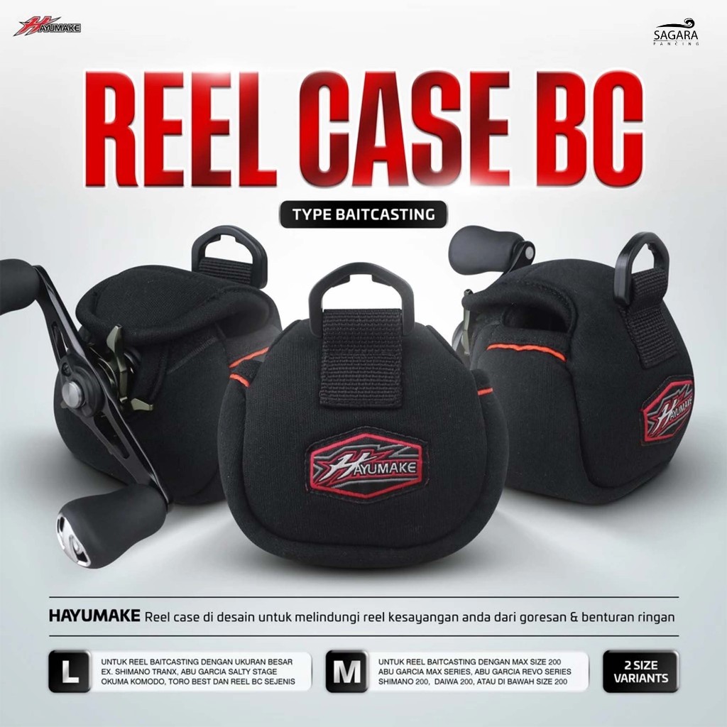 Sarung Reel BC | Pouch Reel BC | Reel Case BC HayuMake