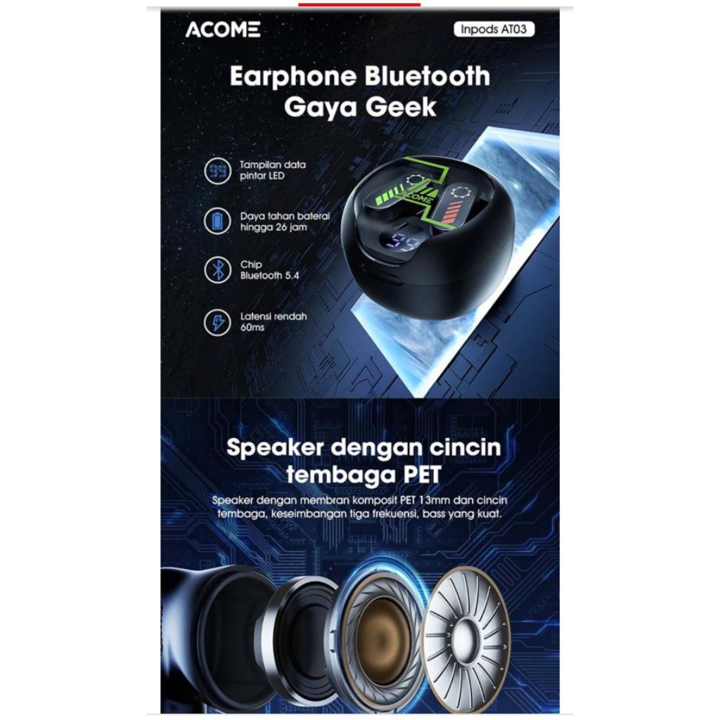 TWS Inpods AT03 Acome